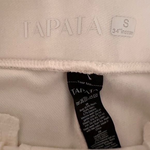 Tapata Straight Leg White Jeggings Size S BNWT - Picture 3 of 3